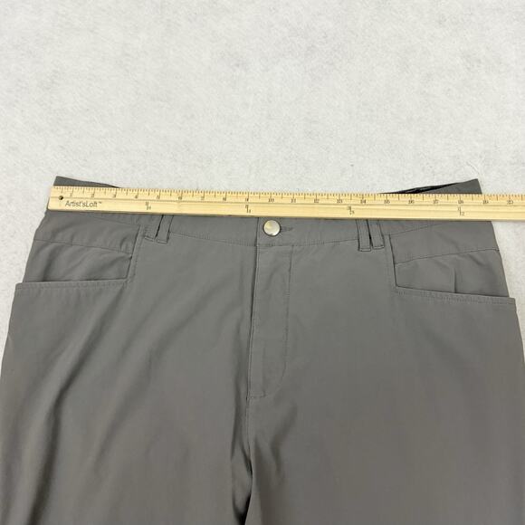 BYLT Ace Jogger Pants Mens 38 Gray Stretch Athletic Fit Nylon Spandex - Picture 5 of 12